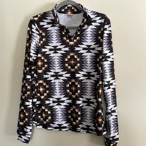 Ranch Dressn 1/4 Zip Sun Shirt